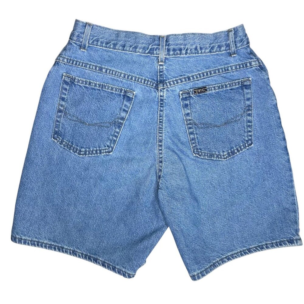 Vintage Chic Blue Jean Shorts Size 10 Average High Rise - Picture 2 of 15